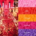 thumbnail image 2 of Tela de seda de flores artificiales, pétalos de rosa de simulación, decoración de alfombra de pasillo, Día de San Valentín, boda, fiesta, 500/1000 Uds., 2 of 4