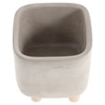 thumbnail image 2 of Shisuyan 1Pc Plant Pot Simple Cement Flower Container Creative Planter (Light Grey), 2 of 8