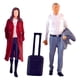thumbnail image 5 of Figuras de mujeres y hombres con maleta Hugo Diorama 1:64 decoración de escenas en miniatura, 5 of 10