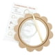 thumbnail image 3 of Kit de costura hecho a mano con bastidor de madera para bordar, punto de cruz y manualidades forma de flor, 3 of 4