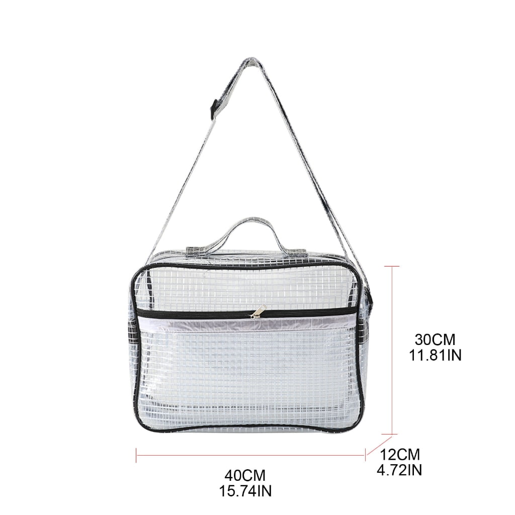ROCKROK Multi-function Clear PVC Bag Transparent Shoulder Bag Anti-Static Tool Bag