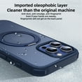 thumbnail image 4 of Dteck 360° Rotatable Magnetic Ring Stand Case for iPhone 14 Pro,Compatile with Mag Safe Shockproof Rubber + PC Slim Translucent Back Cover for iPhone 14 Pro,Blue, 4 of 6