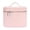 B, variant on Detachable Liner Makeup Train Case Removable Divider Cosmetic Organizer Zippered Travel Bag with Brush Slots & Removable Insert