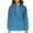 01 Blue, variant on Sherpa Lined Hoodies for Women Warm Winter Fleece Pullovers Long Sleeve Casual Gradient Sweatshirt Thermal Tops