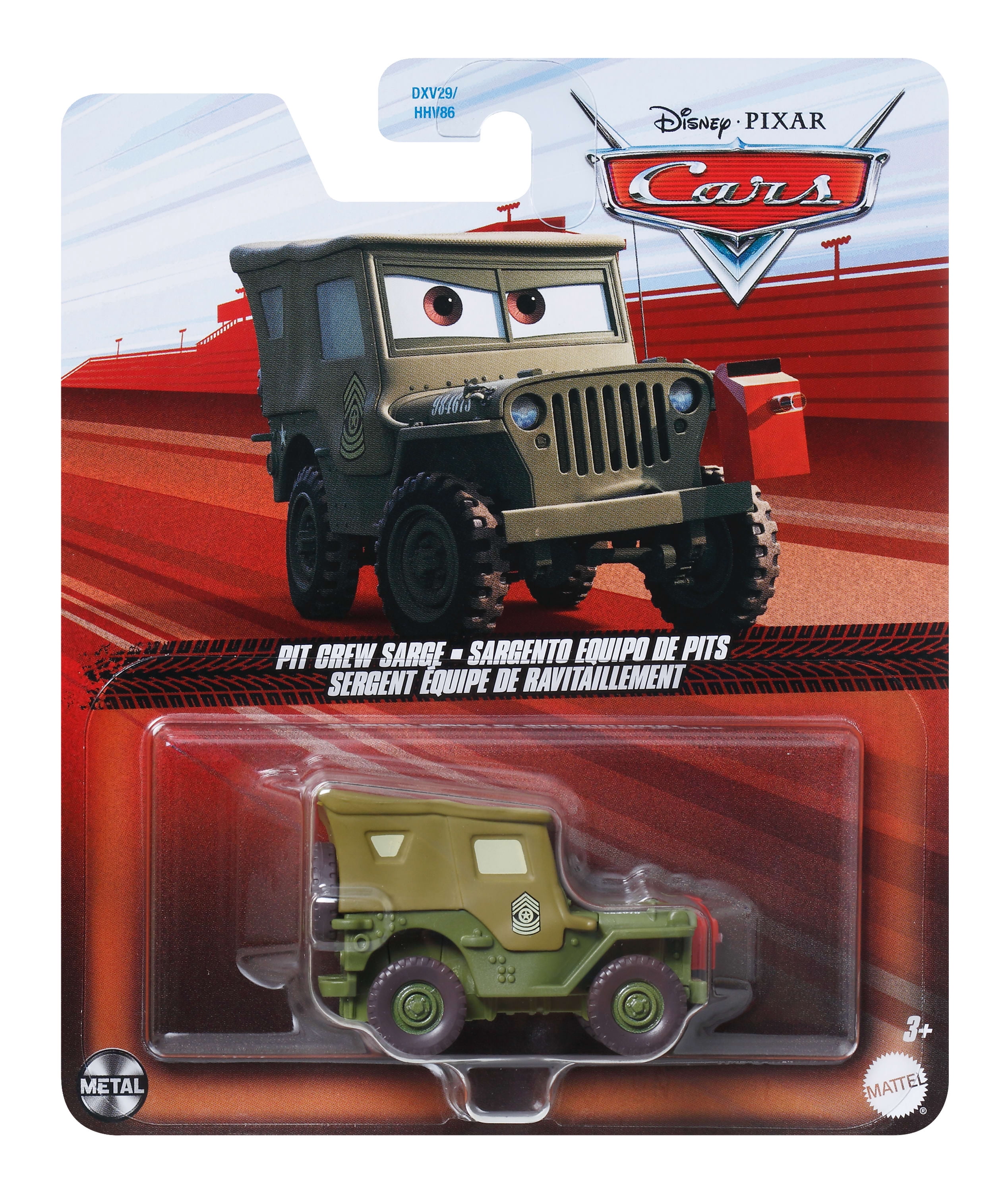 CARS Pit Crew Sarge W Die-Cast Vehicle