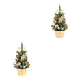 thumbnail image 4 of Wosthever Mini árbol de pino de Navidad de 20cm, paisaje Artificial, decoración de Navidad, accesorio de fotografía, artesanía DIY para Type2 NO2, 4 of 6