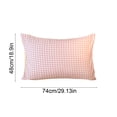 thumbnail image 3 of Dvumao Home Decor, Plaid-Patterned Home Pillowcase Skines-Friendly Breathable Singles Pillowcase For Adults Extra-Large Size Suitable For Bedroom Bedding, 3 of 6