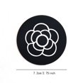 thumbnail image 3 of Almohadilla para taza de coche, 4 Uds. Camelia Universal, portavasos antideslizante para coche incrustado en adornos de silicona, alfombrilla para accesorios interiores de coche, 3 of 3
