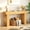 Natural, variant on 63” Farmhouse Console Table, Narrow Long Sofa Table for Behind Couch, Rustic Wood Entryway Table for Hallway, Living Room & Entrance, Black