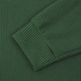 thumbnail image 7 of Tawop Mens T Shirts Crew Neck Long Sleeve Knit Pullover Solid Casual Army Green L, 7 of 7