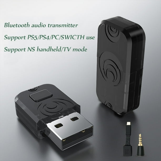 Adaptateur récepteur USB sans fil pour PS5, Console de jeu, PC, casque  compatible Bluetooth, Dongle, transmetteur Audio
