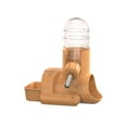 thumbnail image 3 of 3 in 1 Hamster Water Bottle Auto Dispenser Leakproof Container Feeding Watering Orange, 3 of 8