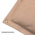 thumbnail image 6 of Covers & all Stylish Flat Bean Bag with Grommets and Belts, Olefin Fabric, UV Resistant for Bean Bag Lounger - Beige (L, 63 L × 47 W × 10 H inch)(Beans not included), 6 of 7