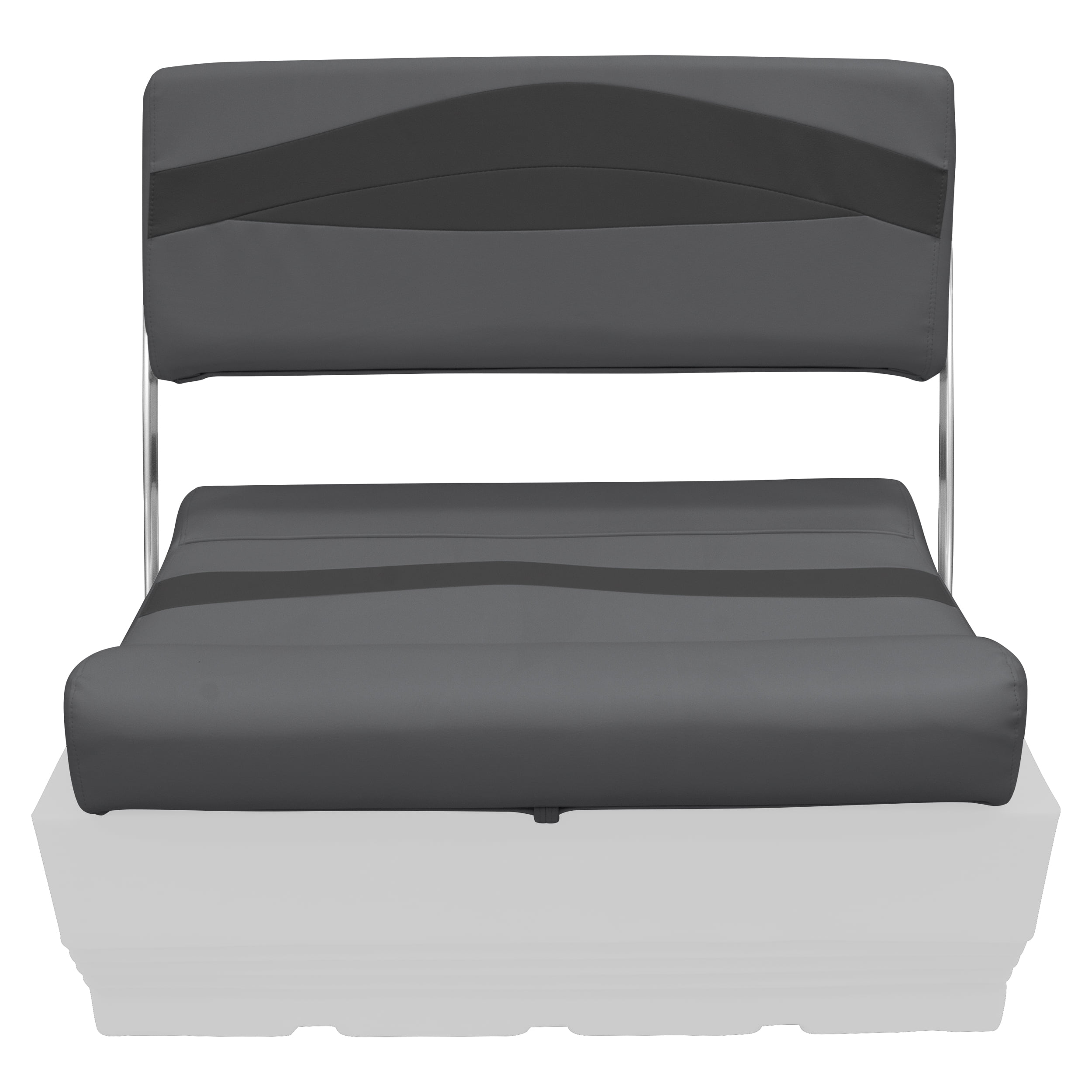 Wise BM1152-1890 Premier Series Pontoon Flip Flop Cushion Set - Slate / Dark Neutral