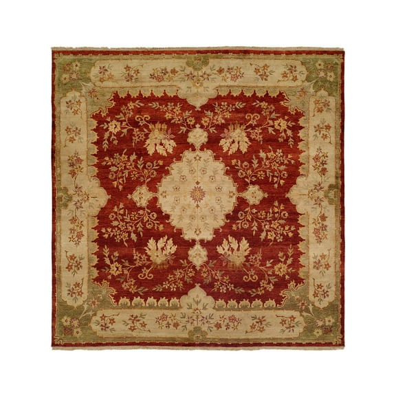 K2 Floor Style Carol Bolton Rose Chenille Hand Made Wool Area Rug