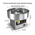 thumbnail image 2 of Cotton Candy Machine,Commercial Fully Automatic Electric Color Fancy Drawing Small Cotton Candy Production Machine ,Widely Used, 2 of 6