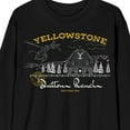 thumbnail image 2 of Yellowstone Dutton Ranch Forest Crew Neck Long Sleeve Men's Black Tee-XXL, 2 of 4