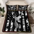 thumbnail image 2 of Castle Fairy Safari Deer Full Size Sheets for Kids Teens,USA Flag Bed Sheets, 2 of 7