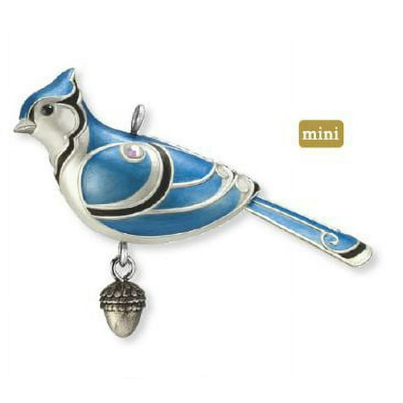 Hallmark Ornament 2012 Beauty of Birds MINIATURE Blue Jay