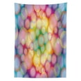 thumbnail image 3 of Ambesonne Modern Tablecloth Rectangular Table Cover, Balls Circular Hoop, 60"x84", Multicolor, 3 of 4