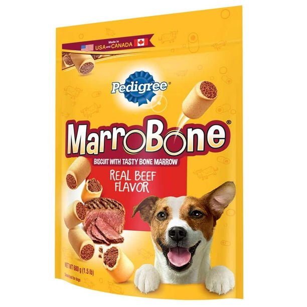 Pedigree Marrobone Real Beef Flavor Snacks For Dogs, 24 oz.