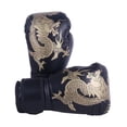 thumbnail image 4 of Guantes de boxeo para niños, entrenamiento de ejercicio, PU, ​​cómodos guantes para saco pesado, gimnasio en casa, fitness, para adolescentes de 3 a negro, 4 of 8