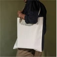 thumbnail image 5 of Top Cotton Pack of 12 – 100% Cotton Reusable Tote Bags – Bulk Grocery, Shopping, DIY, Beach & Gift Use (Natural), 5 of 6