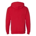 thumbnail image 3 of Fruit of the Loom Sofspun® Full-Zip Hooded Long Sleeve T-Shirt in Fiery Red S | SF60R, 3 of 5
