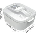thumbnail image 2 of Food Preservation Defroster, Quick Thaw Machine, Three-Dimensional Detachable Food Preservation Defroster with Draining Basket and USB Rechargeable Design, for Defrosting Meat, Steak, Seafood, Bacon, 2 of 5