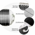 thumbnail image 6 of Black Gray Waterproof Fabric Shower Curtain,Farmhouse Vintage Gradient Wooden Plank Waterproof Fabric Shower Curtain for Bathroom Curtains Bathtubs Hotel Shower Curtains with 12 Hooks Small 36x72in, 6 of 8