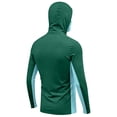 thumbnail image 5 of Inglocry Men's Sun Protection Hoodie with Mask UPF 50+ UV Quick Dry Long Sleeve Shirt Men Rash Guard Performance Fishing Hiking Shirt 2026 Dark Green S, 5 of 5
