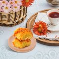 thumbnail image 3 of Shisuyan 2 Pcs Assiettes Apéritif en Bois Forme Ronde Assiette de Service Durable Plat de Service, 3 of 8