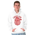 thumbnail image 3 of Xmas Ladies Love The Beard Santa Men's Big & Tall Graphic Hoodie Brisco Brands 3X, 3 of 5