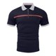 thumbnail image 2 of Gibobby Playera Polo Hombre Polo de piqué de algodón sólido de Manga Corta para Hombre(Marina,CH), 2 of 5