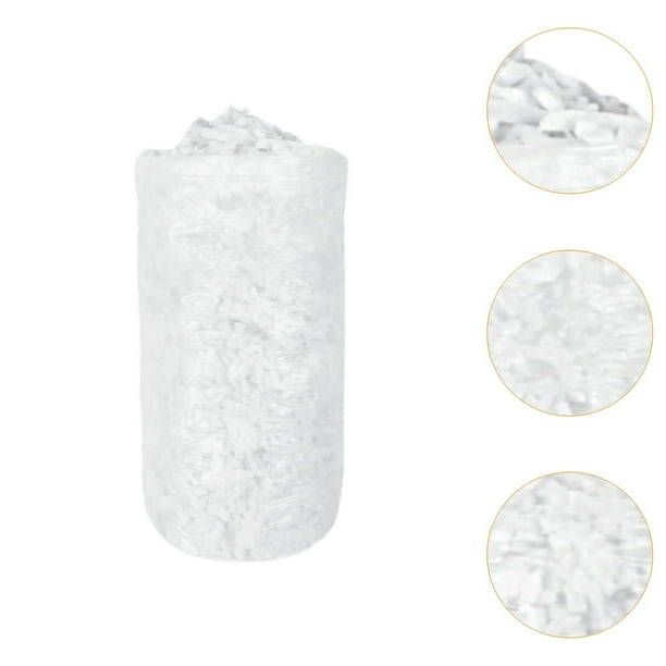 Mousse à mémoire de forme déchiquetée, 1 kg de flocons de mousse réflexe déchiquetée – Mousse artisanale pour coussin, pouf de canapé, mousse de rechange rembourrée
