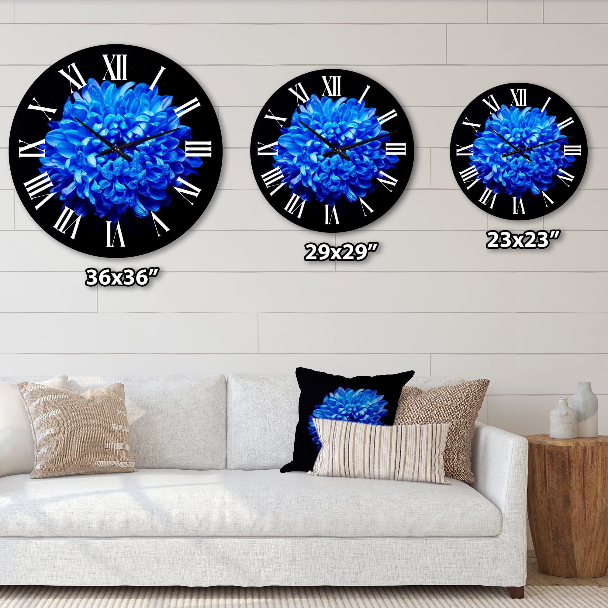 Designart 1 in Quartz Traditional Wall Clock
