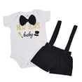 thumbnail image 2 of Unique Baby Boys New Years Baby Suspender Outfit Layette Set (9 Months), 2 of 5