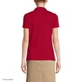 thumbnail image 2 of Lands' End Women's Short Sleeve Feminine Fit Interlock Polo Shirt, 2 of 3