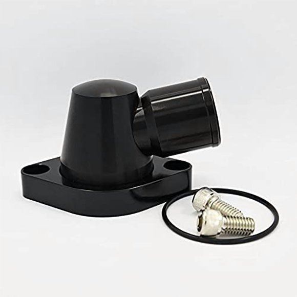 Boîtiers de Thermostat Pivotants pour Billetterie Col à Eau Chevy 95° 1.5 Pieds' Noir
