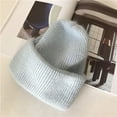 thumbnail image 1 of LinYooLi Korean Version Of The Autumn And Winter 100% Knit Cap Soft Cute Small Fresh Melon Skin Cap Soft, 1 of 6