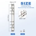 thumbnail image 2 of Uxcell A6 6 Hole Ring Binder Mechanisms, 2 Set 0.8" O Ring Replacement Binder Planner Loose Leaf Binding Spines with Switches for Organizers DIY Fill Paper Storage Folder, 25mm Silver, 2 of 7