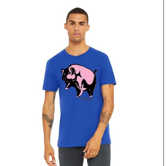 Philcos Pink Floyd Bleu - T-Shirt Royal
