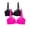 Black Hue/Electric Pink, variant on Women's Mesh Plunge Bra, Single and 2-Pack