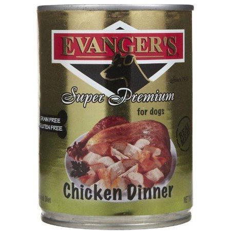 Evangers 100% Chicken - Evanger's Super Premium Dog Food Chicken with Brown Rice 16.5 lbs