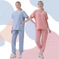 thumbnail image 6 of Female Doctor Uniform - Beauty Salon & Dental Clinic Scrubs | Nurse Work Clothes | Short Sleeve & Long Pants | Women’s Leisure Medical Wear | Sports Style Healthcare Attire, 6 of 10