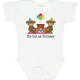 thumbnail image 3 of Inktastic Twins 1st Birthday Bears Boys or Girls Baby Bodysuit, 3 of 5