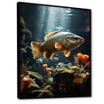 thumbnail image 2 of Designart "Rustic River Fishing II" Animals Floater Framed Canvas Wall Art, 2 of 7