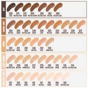 Maybelline Fit Me Matte + Poreless Liquid Foundation Makeup, Cappuccino, 1 fl oz