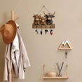 thumbnail image 6 of Multipurpose Wooden Hook Cow Key Rack for Home Decoration Entry, 6 of 11