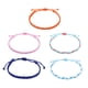 thumbnail image 1 of 5 pulseras para mujer tejidas para parejas, pulseras de arcoíris, pulsera ajustable para cama de niña para mujer, 1 of 5